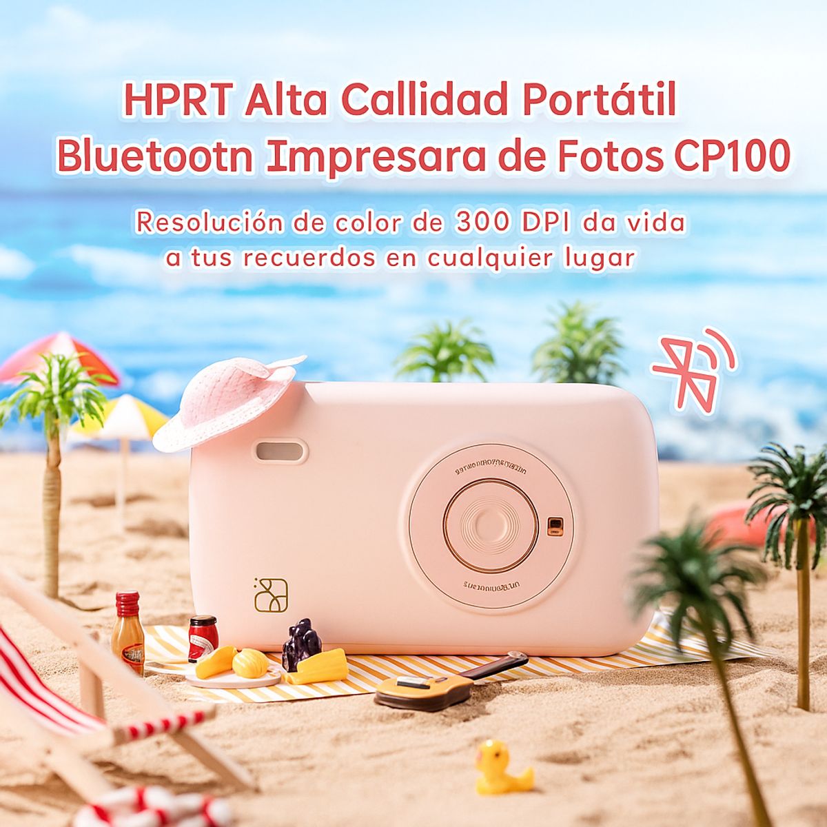 COLME TECHNOLOGY HOME - Mini Impresora Instantánea Fotografica Portátil Full Color