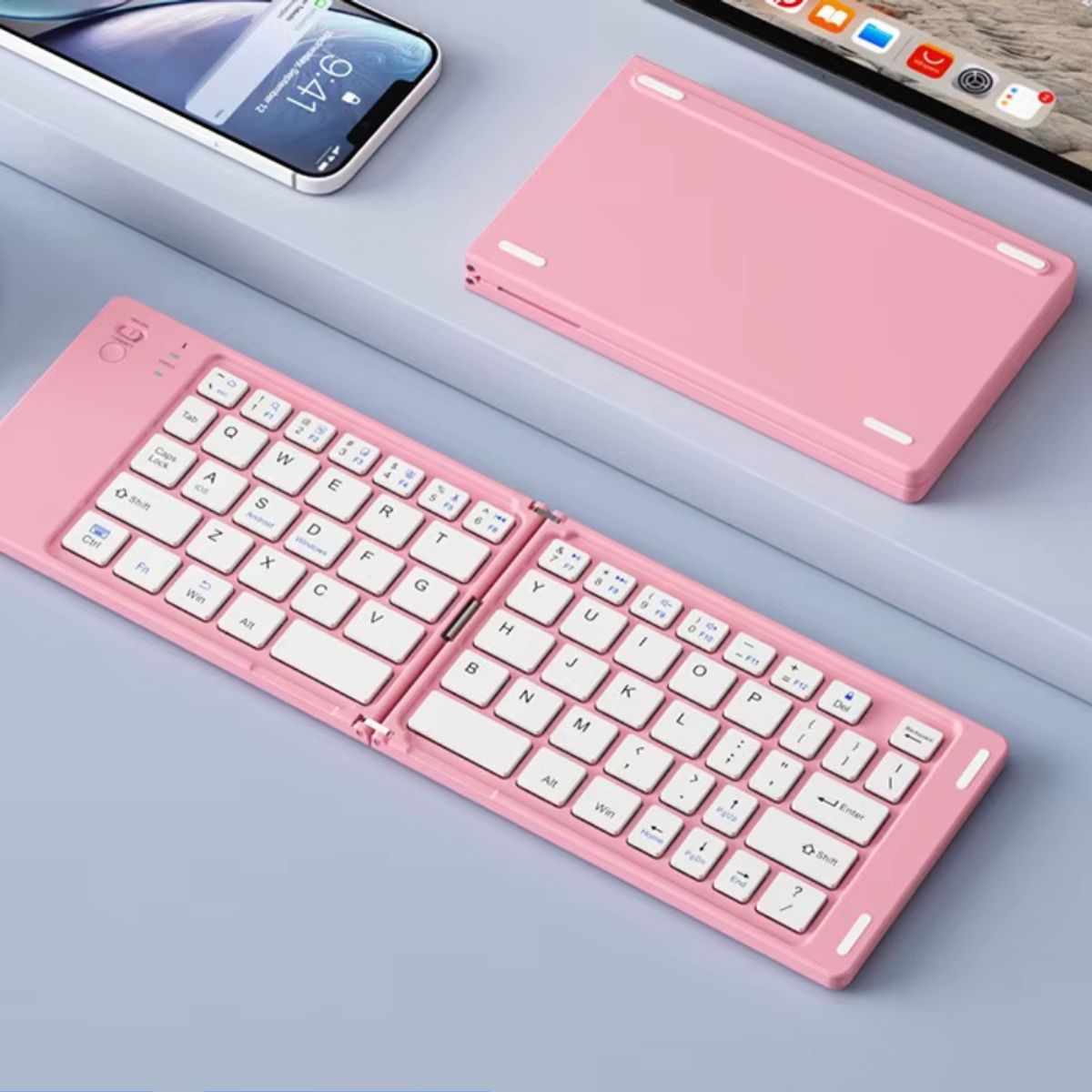 COLME TECHNOLOGY HOME - Teclado Bluetooth Plegable Español Para Android Ios Pc Smart