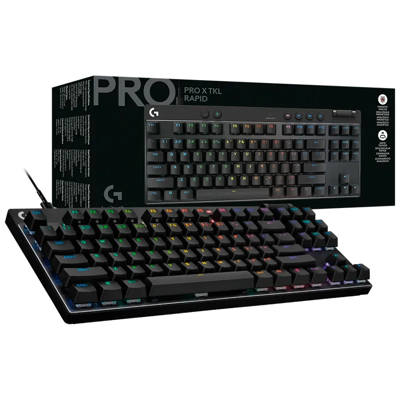 LOGITECH - Teclado Gamer mecanico Logitech Pro X Tkl Lightspeed RGB