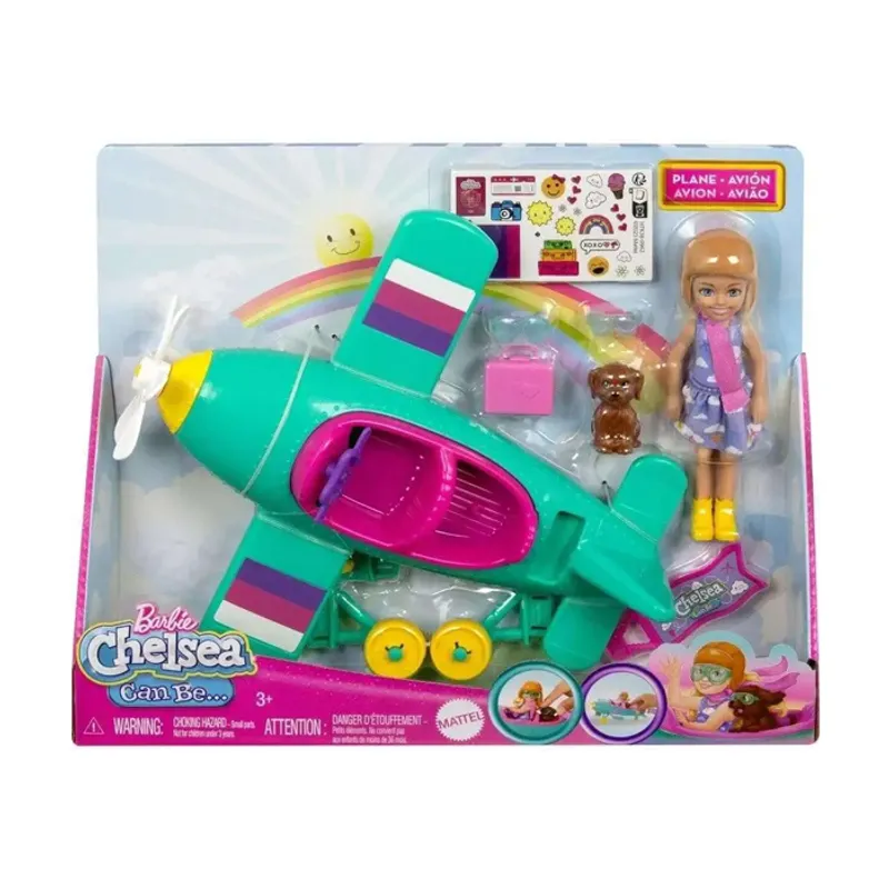 MATTEL - Barbie Chelsea Piloto de Avión