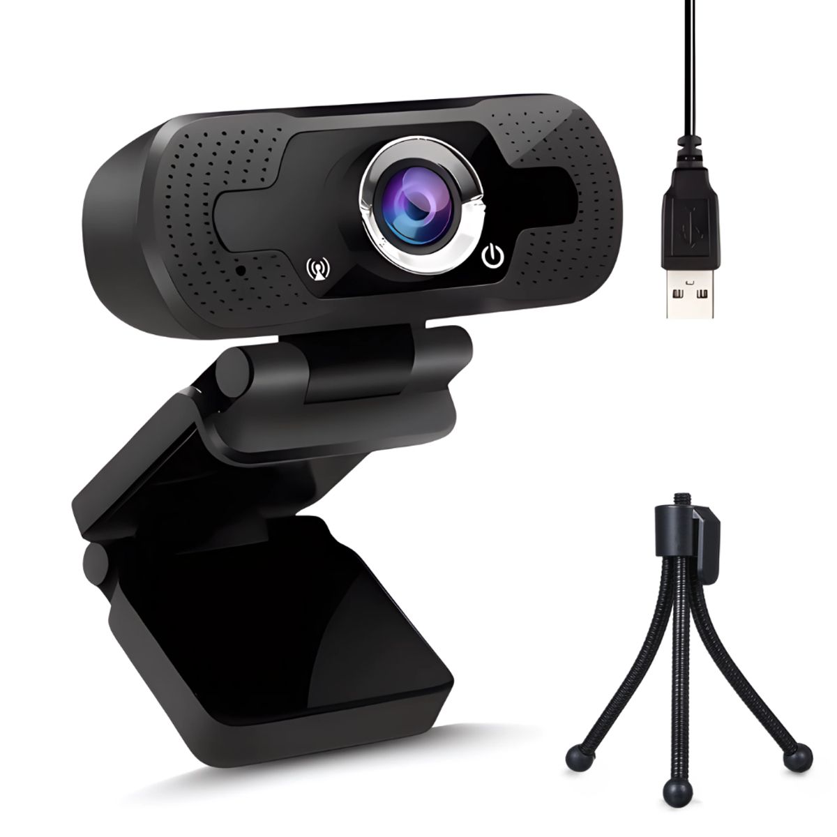 COLME TECHNOLOGY HOME - Cámara Webcam 2k Full Hd 360° Audio Y Video Usb X6