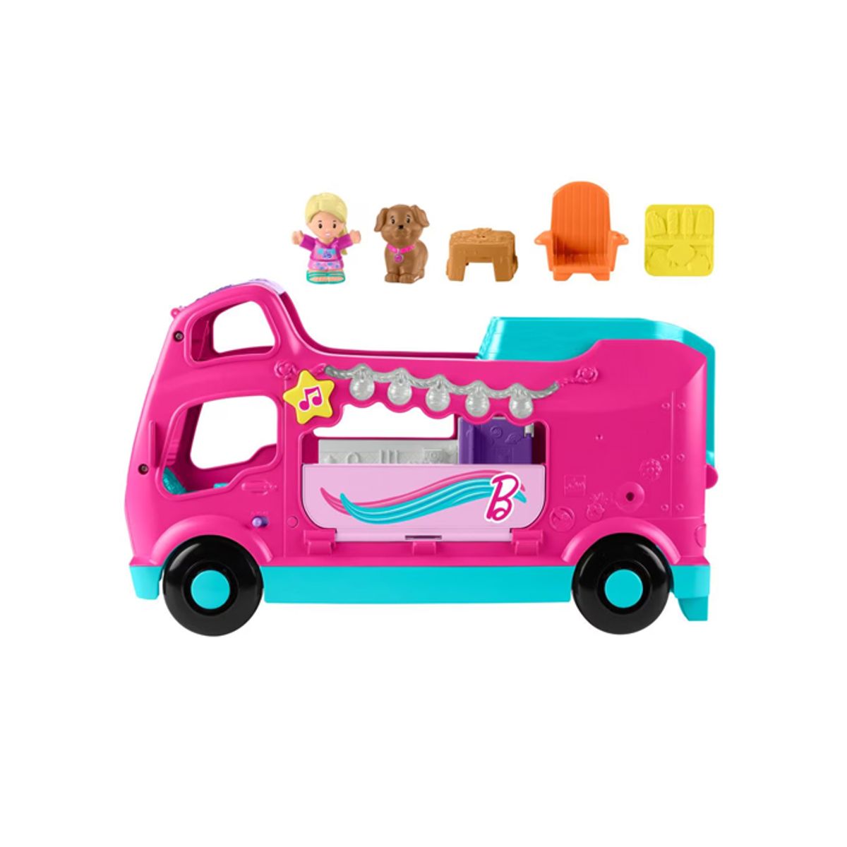MATTEL - Barbie Camper de los sueños Little People Luces & Sonidos