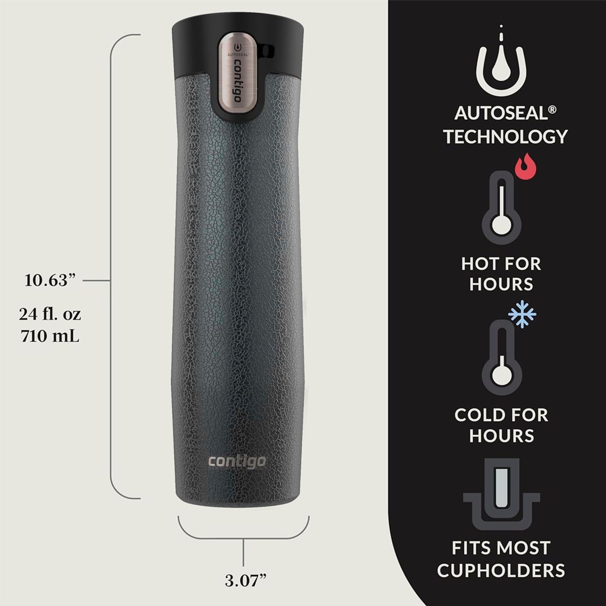 CONTIGO - Botella Térmica Contigo West Loop 30 AutoSeal 710ml