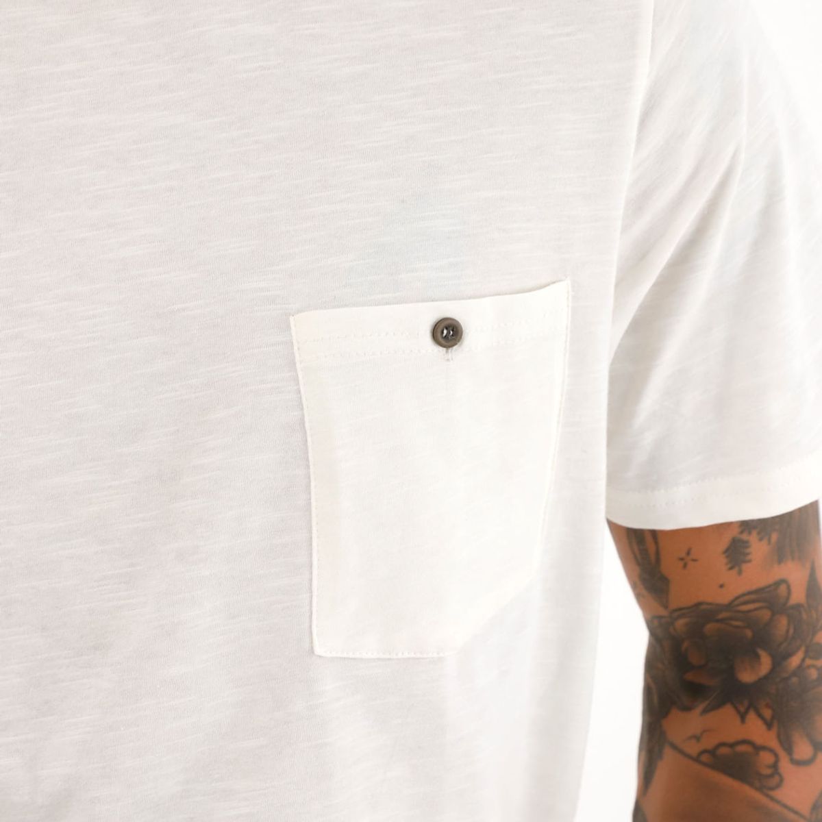 TENNIS - Camiseta en tela jersey crudo para hombre