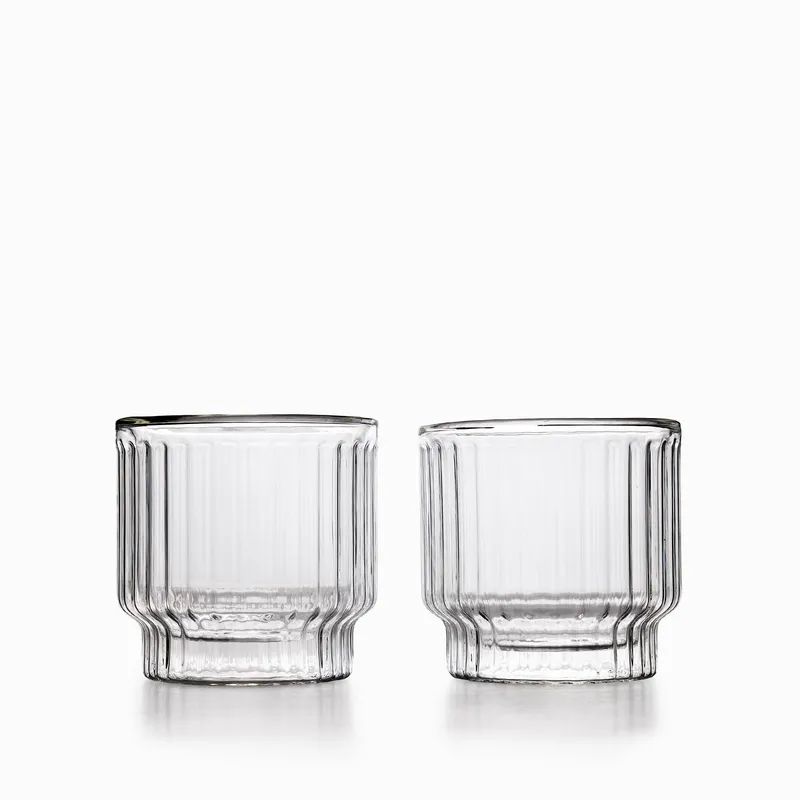 AMBIENTE GOURMET - Vaso doble pared porte 260ml setx2
