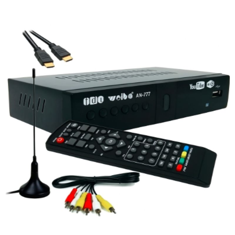 WEIBO - Tdt Receptor Tv Digital Hd Weibo Control Hdmi  Rca Y Hdmi