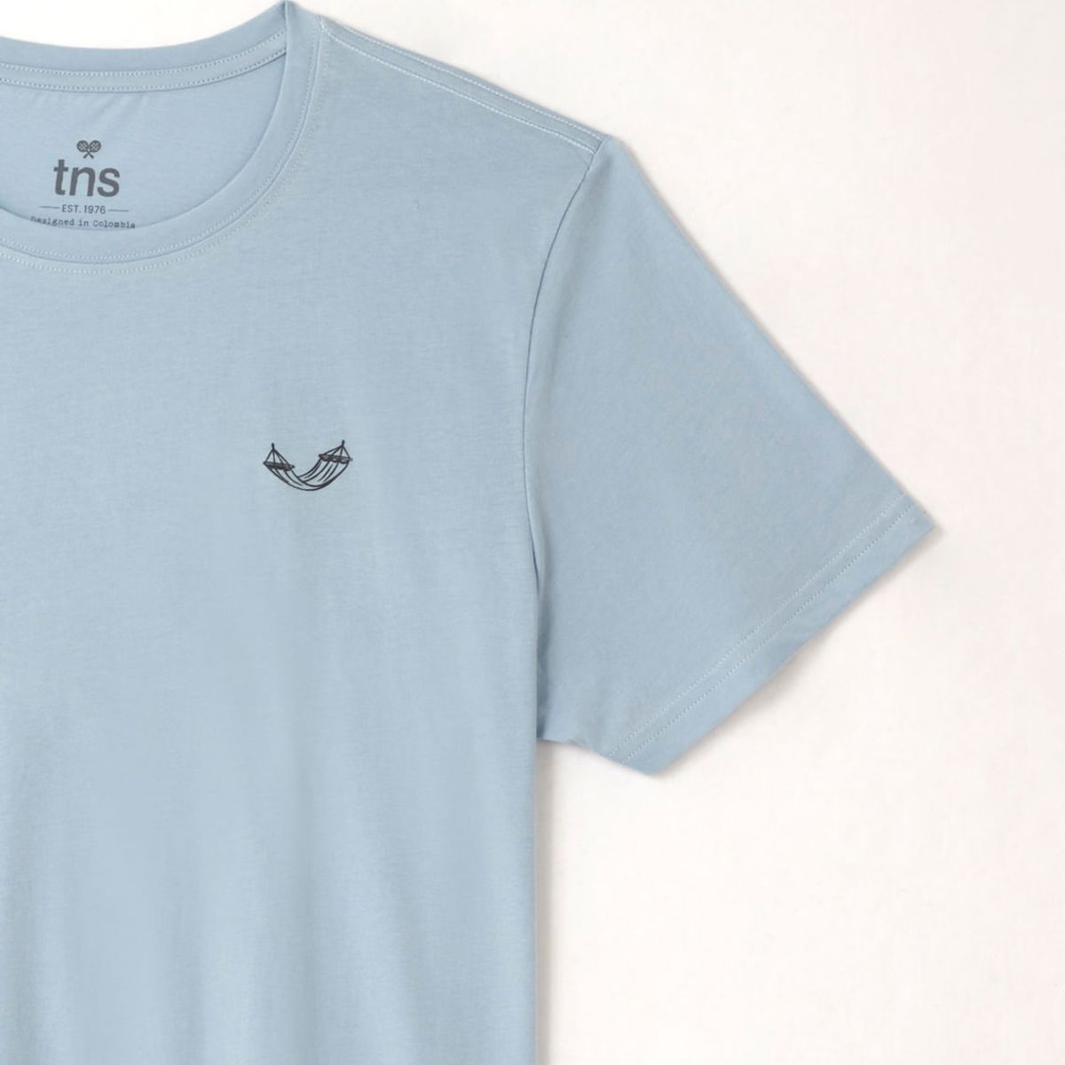 TENNIS - Camiseta básica azul para hombre