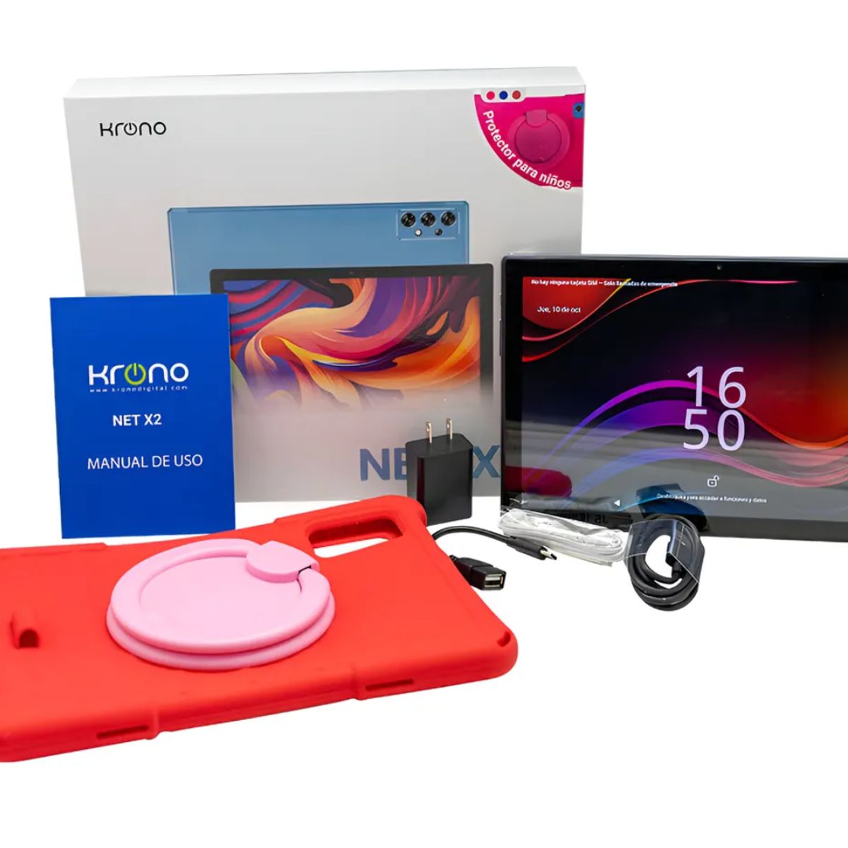 GENERICO - Tablet Krono Net X2 8ram/64gb, 2 Sim 4g , Color Gris 5000mah