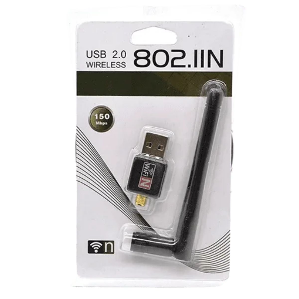 JALTECH - Adaptador Wifi Antena Usb 2.0 Plus B442 10638