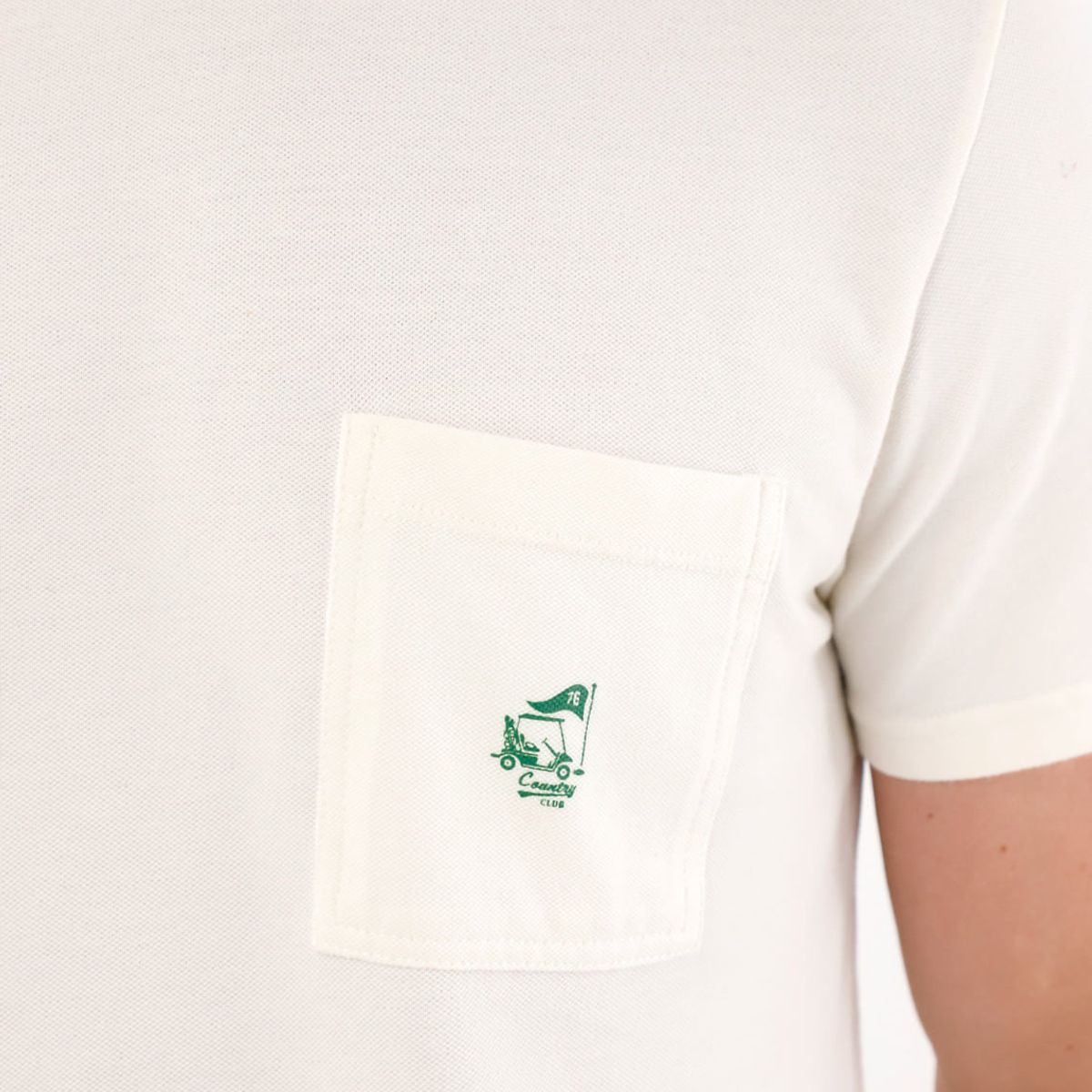 TENNIS - Camiseta en tela con textura cruda para hombre