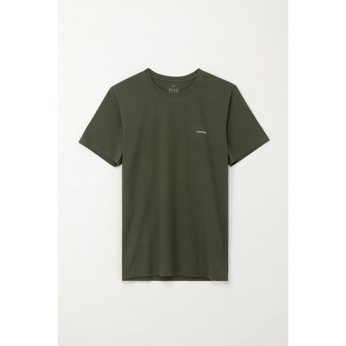 TENNIS - Camiseta básica manga corta verde para hombre