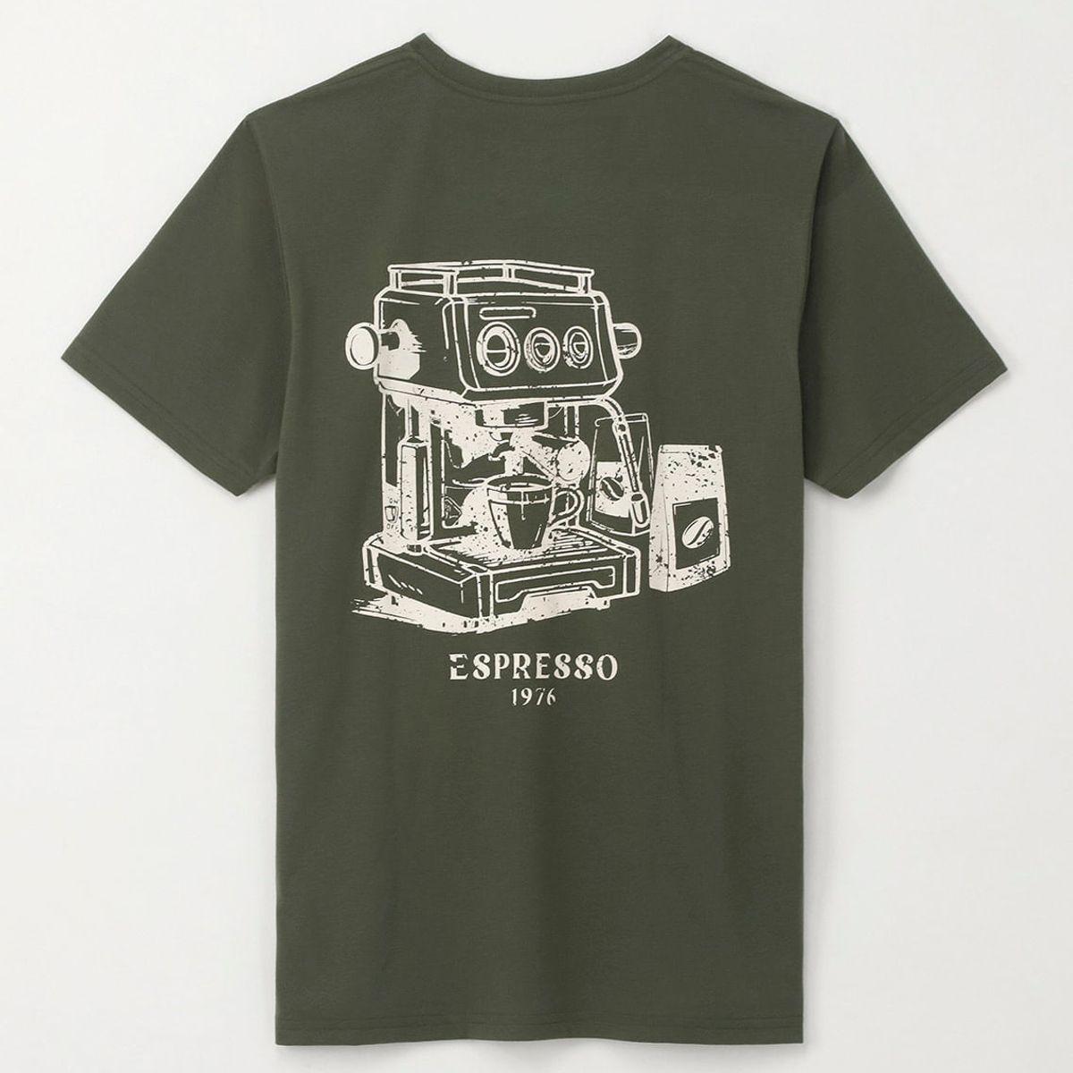 TENNIS - Camiseta básica manga corta verde para hombre