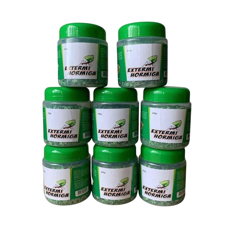 GENERICO - PACK x 8 Und EXTERMI HORMIGA Granulado 250g Contra Hormigas Arrieras
