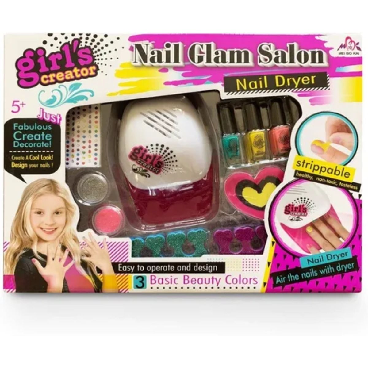 GENERICO - Kit Belleza Spa De Uñas Manicure Juguetes Para Niñas Juguete