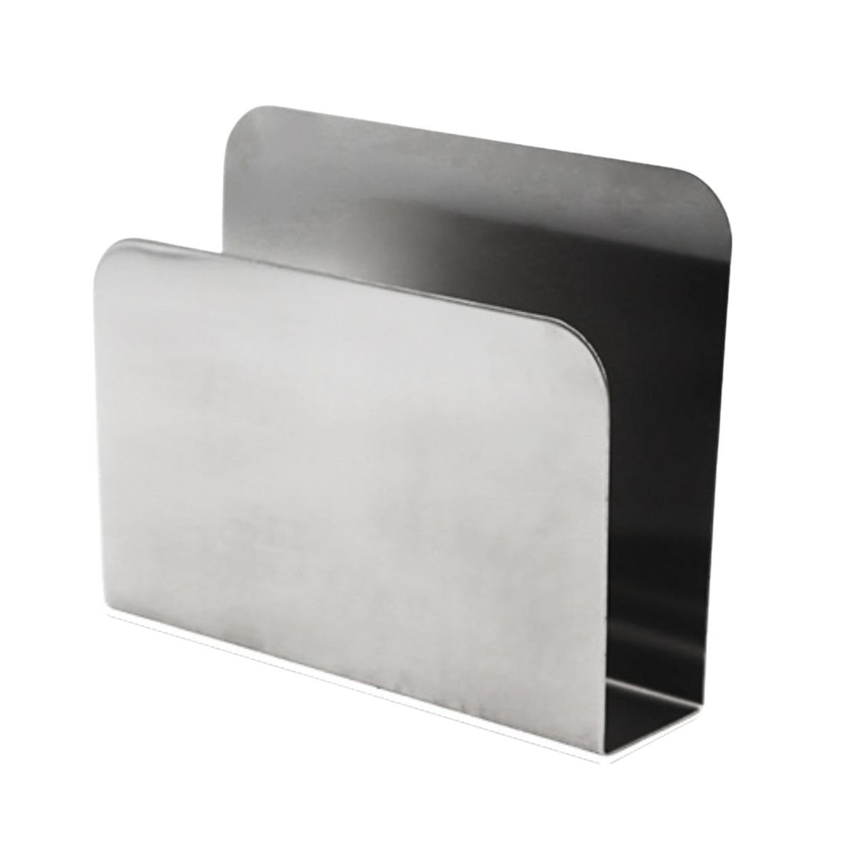 TRIPLE CLEAN - Servilletero Liso De Mesa En Acero Inoxidable