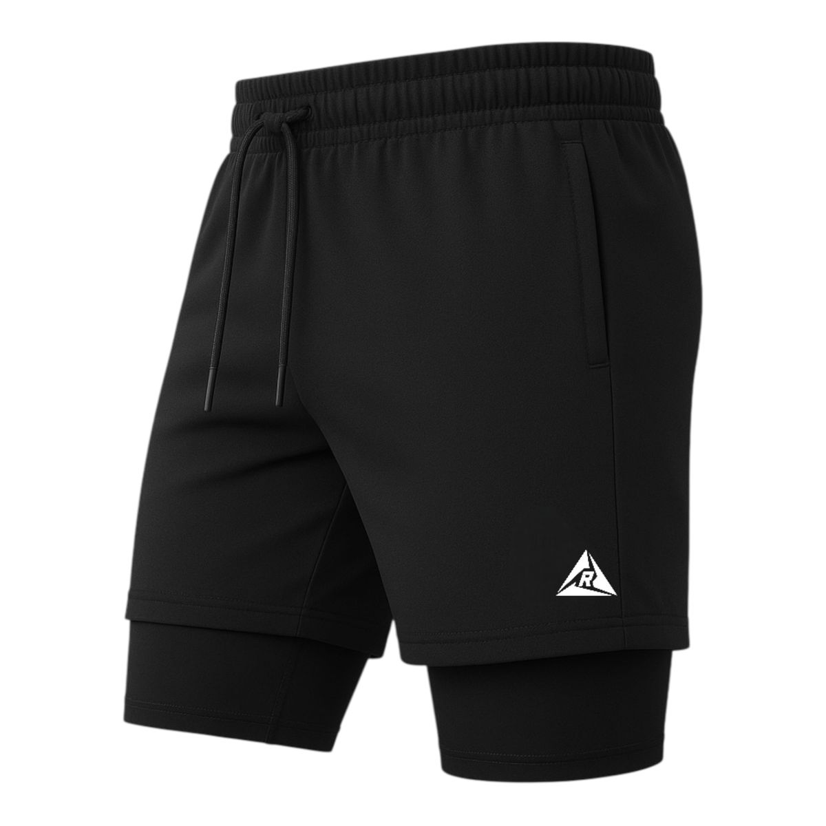 RIPPLE FT - Pantaloneta con Licra Corta Original RIPPLE 3 Bolsillos