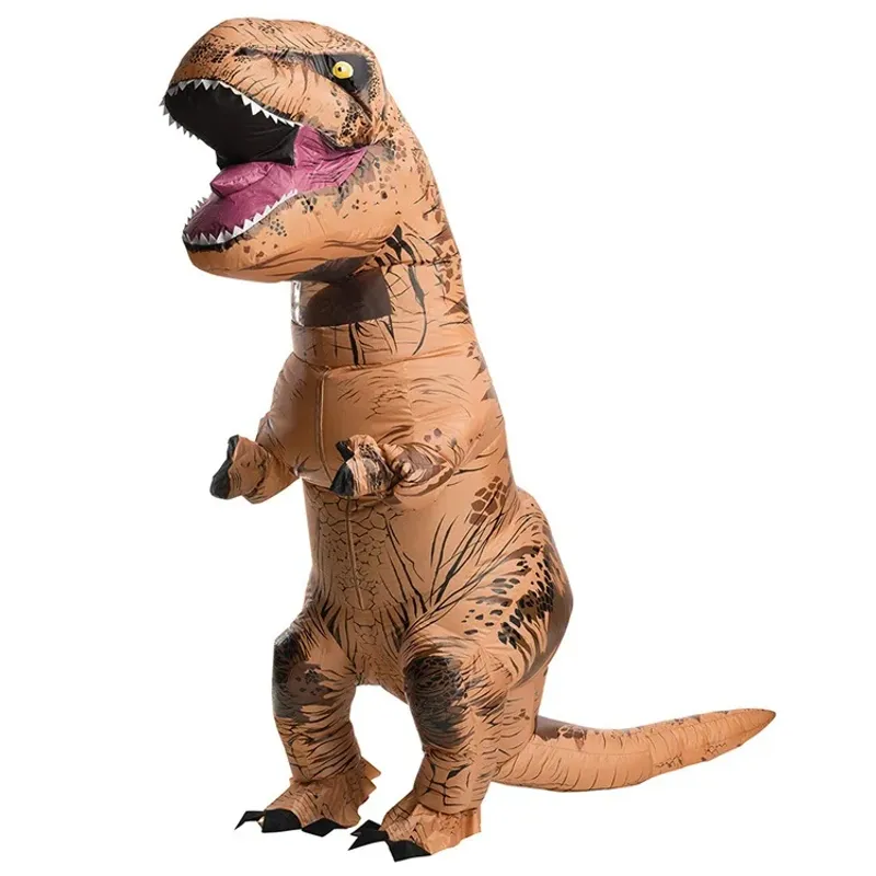 GENERICO - Disfraz Inflable De Dinosaurio Para Adultos T-rex Naranja L