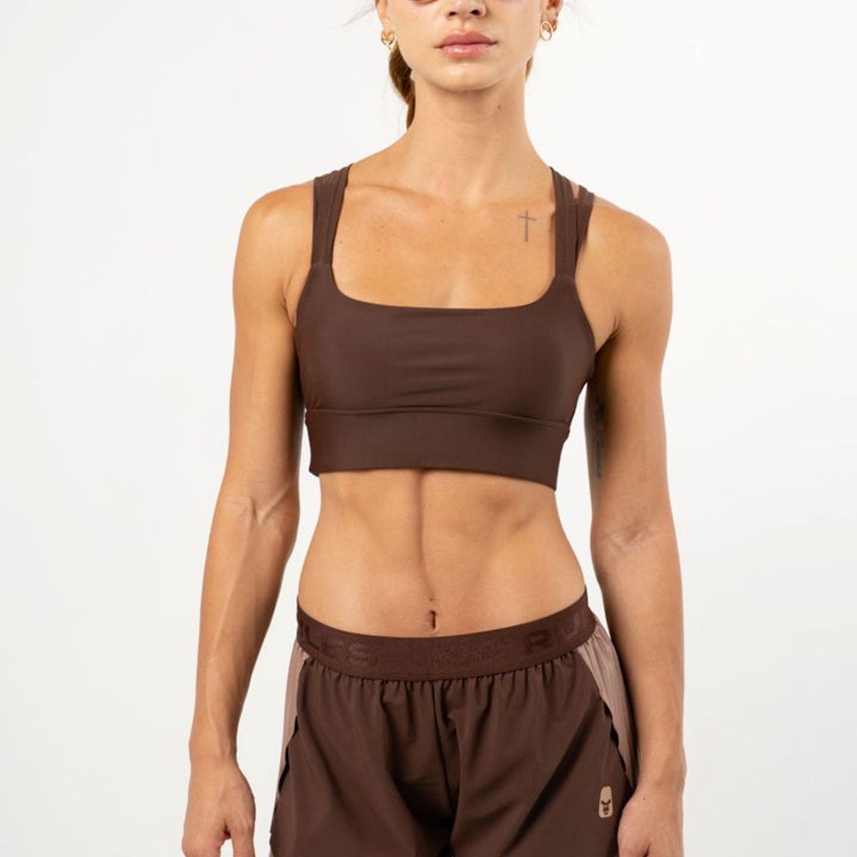 NO RULES - Top deportivo Speed Top Chocolate