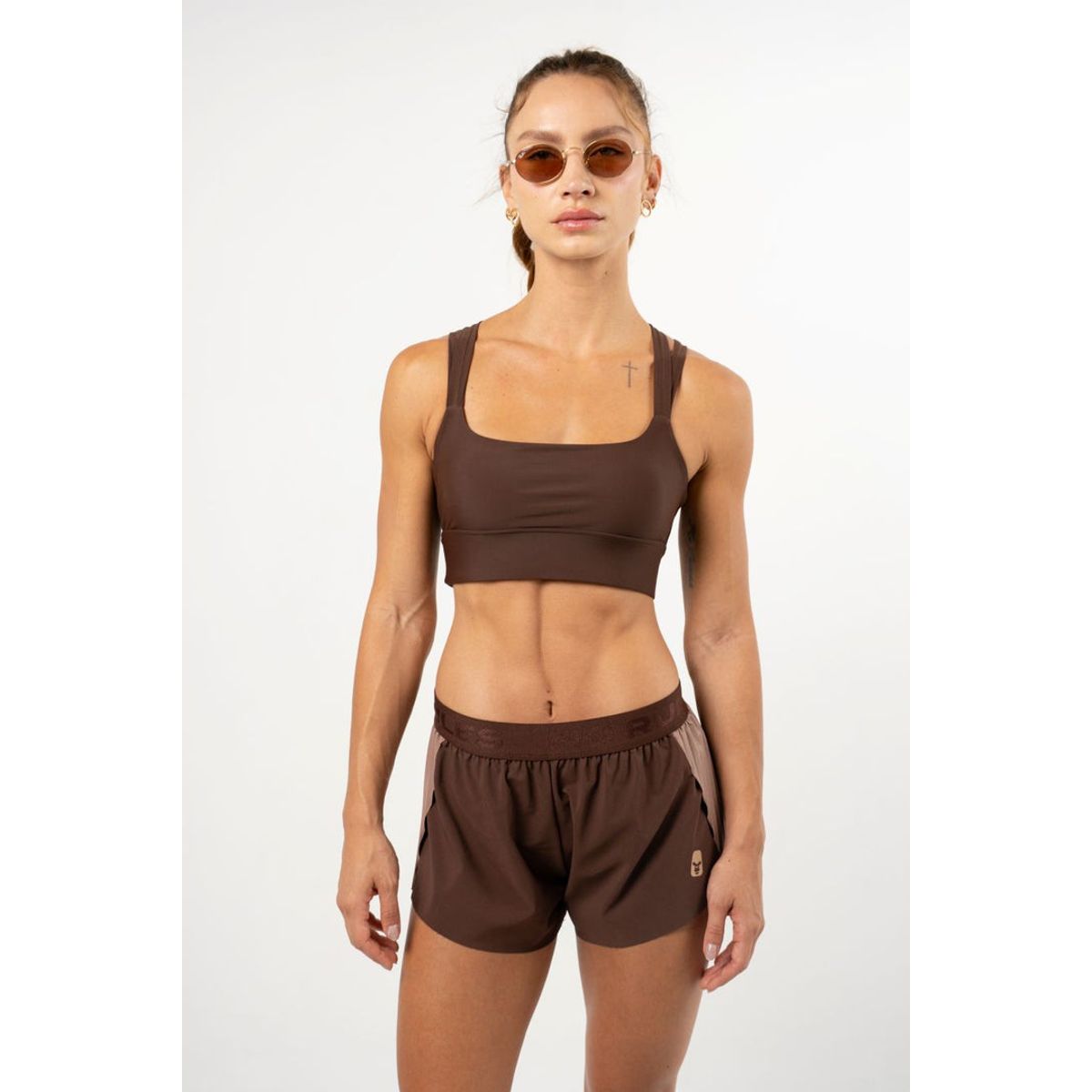 NO RULES - Top deportivo Speed Top Chocolate