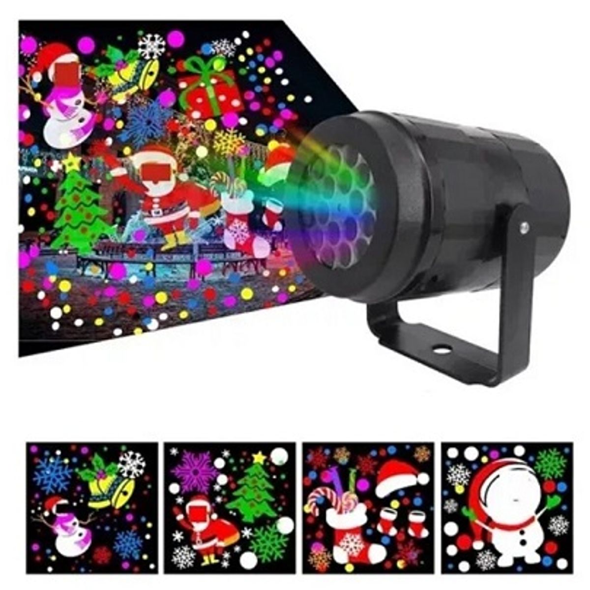 GENERICO - MINI PROYECTOR DE LUCES DE NAVIDAD