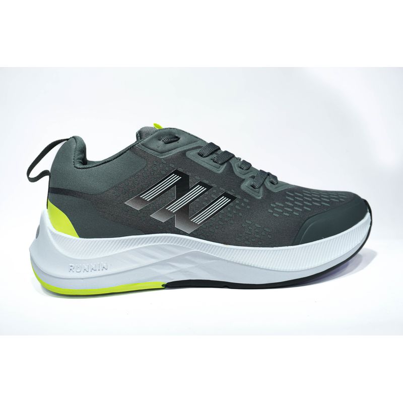 HERREROS - Teni Hombre Casual -Herreros- Runnin Gris Verde