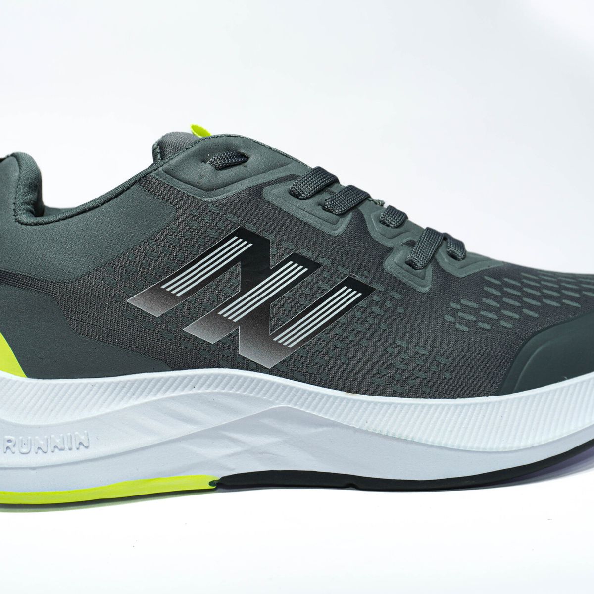 HERREROS - Teni Hombre Casual -Herreros- Runnin Gris Verde