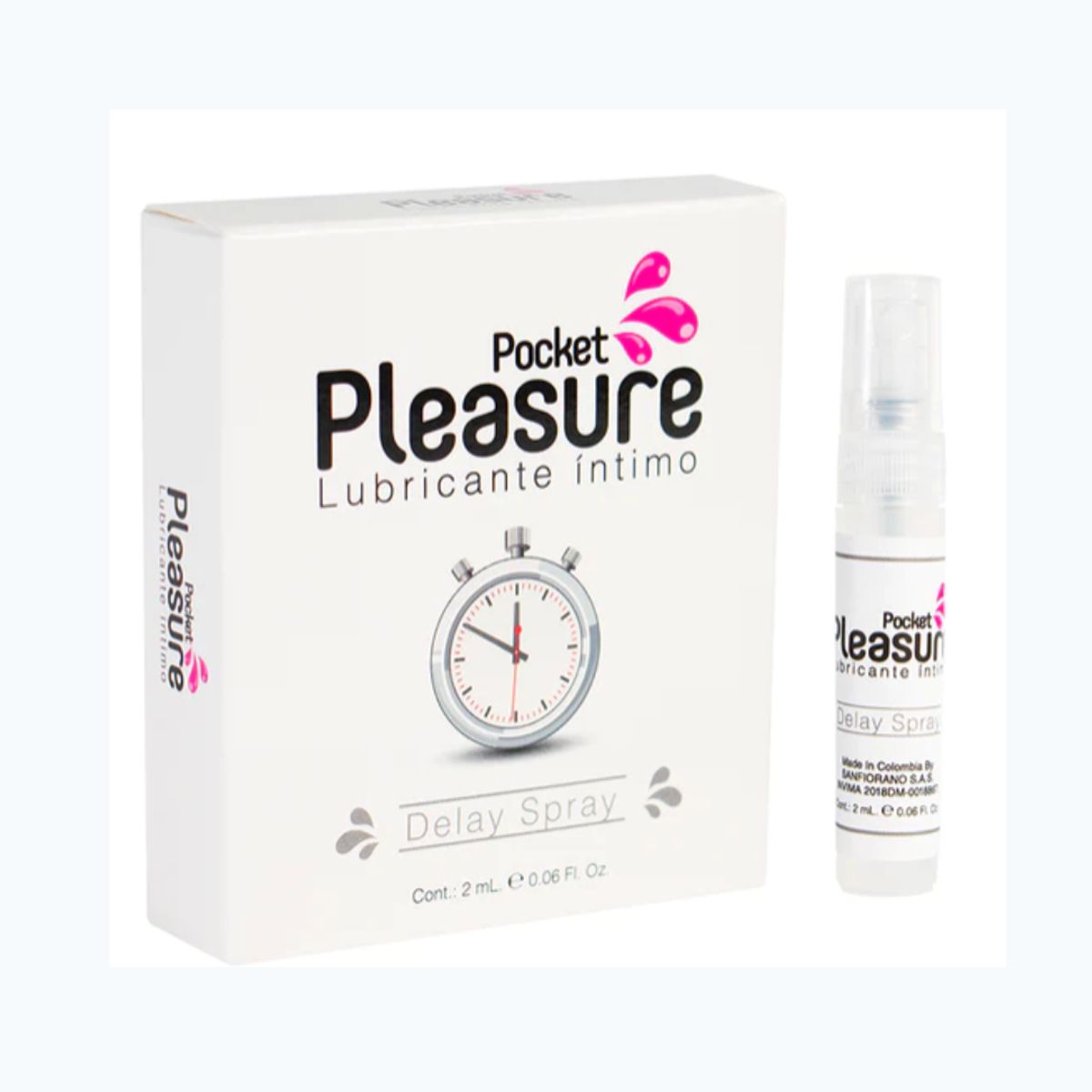 SEN INTIMO - Lubricante Retardant Delay Spray Pocket Pleasure 2 Ml