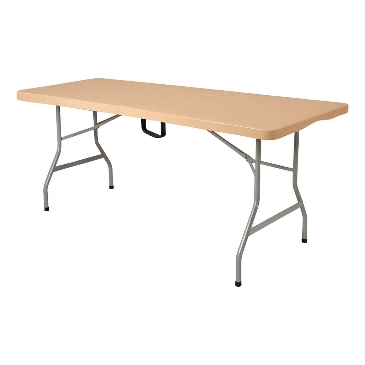 DEALIO - Mesa Portafolio Plegable 180 cm Café Exterior Jardín Terraza Comedor