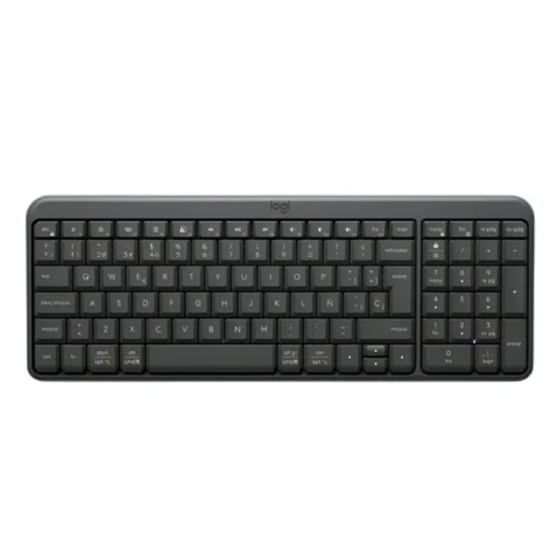 LOGITECH - Teclado Bluetooth Inalámbrico Logitech K250 Compacto Negro