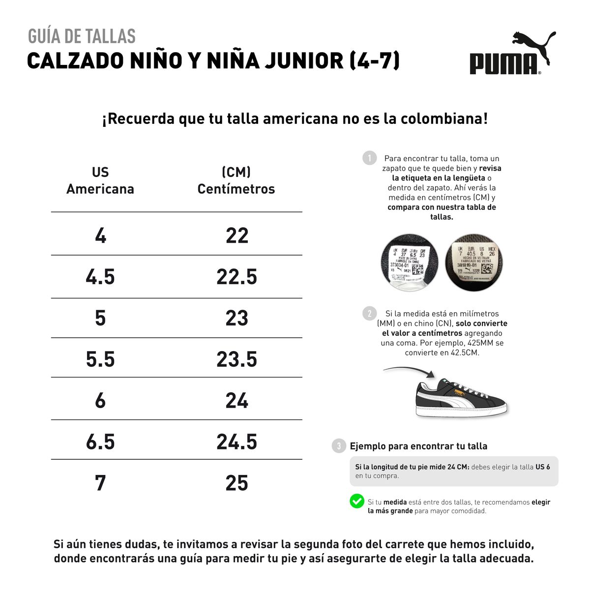 PUMA - Tenis Deportivos Puma Original Rickie Classic Negro Ninos