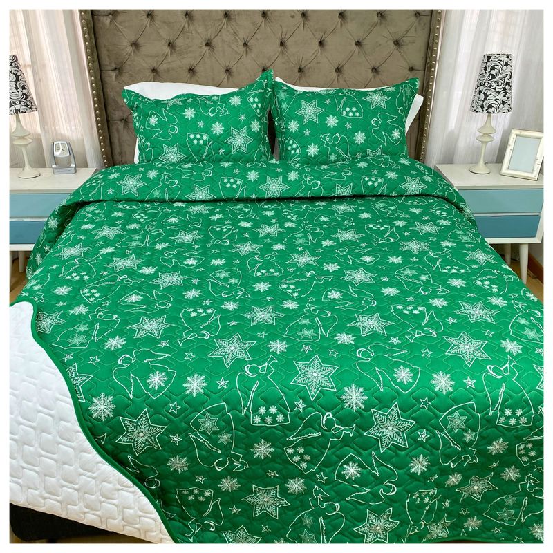 KARYTEX - Edredón Navidad Doble Faz Diseño Elegante y Acogedor