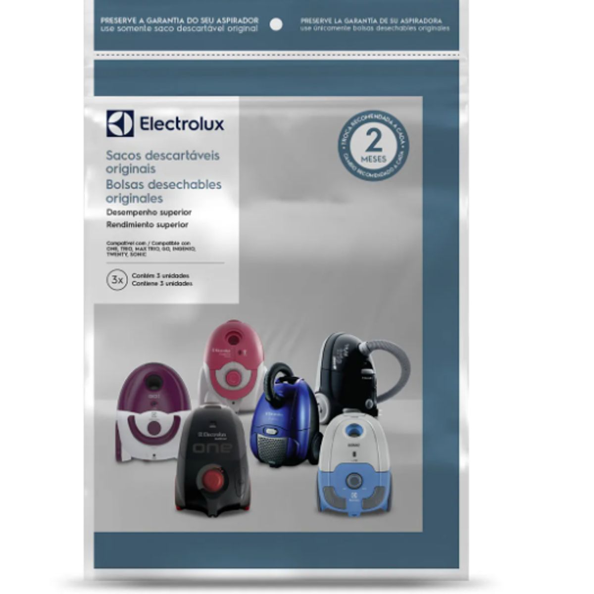ELECTROLUX - Bolsa para Aspiradora ELECTROLUX SBEON x3 unidades