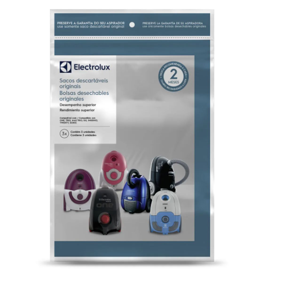ELECTROLUX - Bolsa para Aspiradora ELECTROLUX SBEON x3 unidades