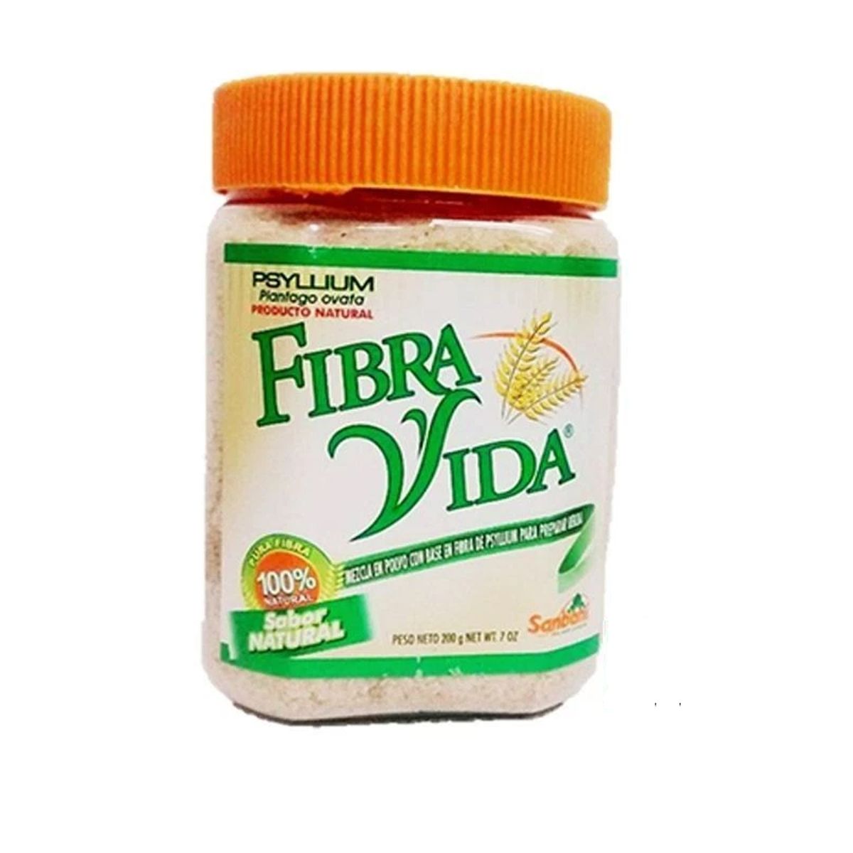 NATURAL FRESHLY - SUPLEMENTO EN POLVO PSYLLIUM X 200G FIBRA VIDA