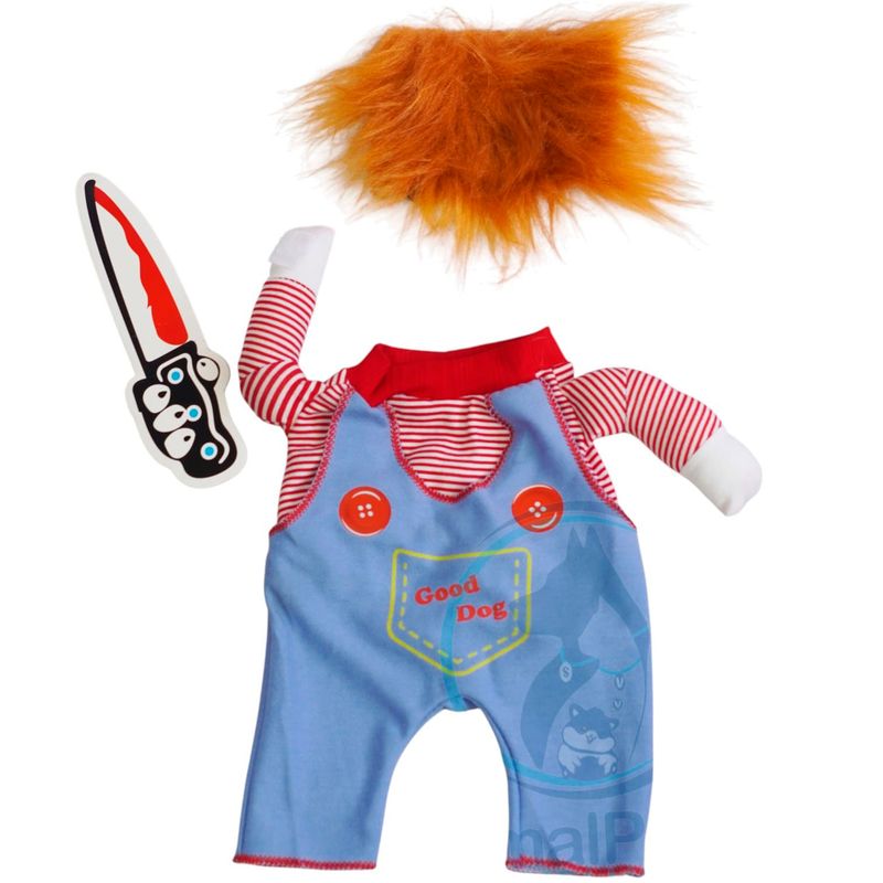 GENERICO - Disfraz Chucky para mascota perro  talla 4XL
