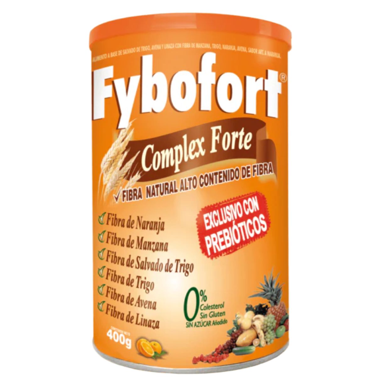 NATURAL FRESHLY - SUPLEMENTO PSYLLIUM Y PROBIOTICOS FYBOFORT COMPLEX FORTE
