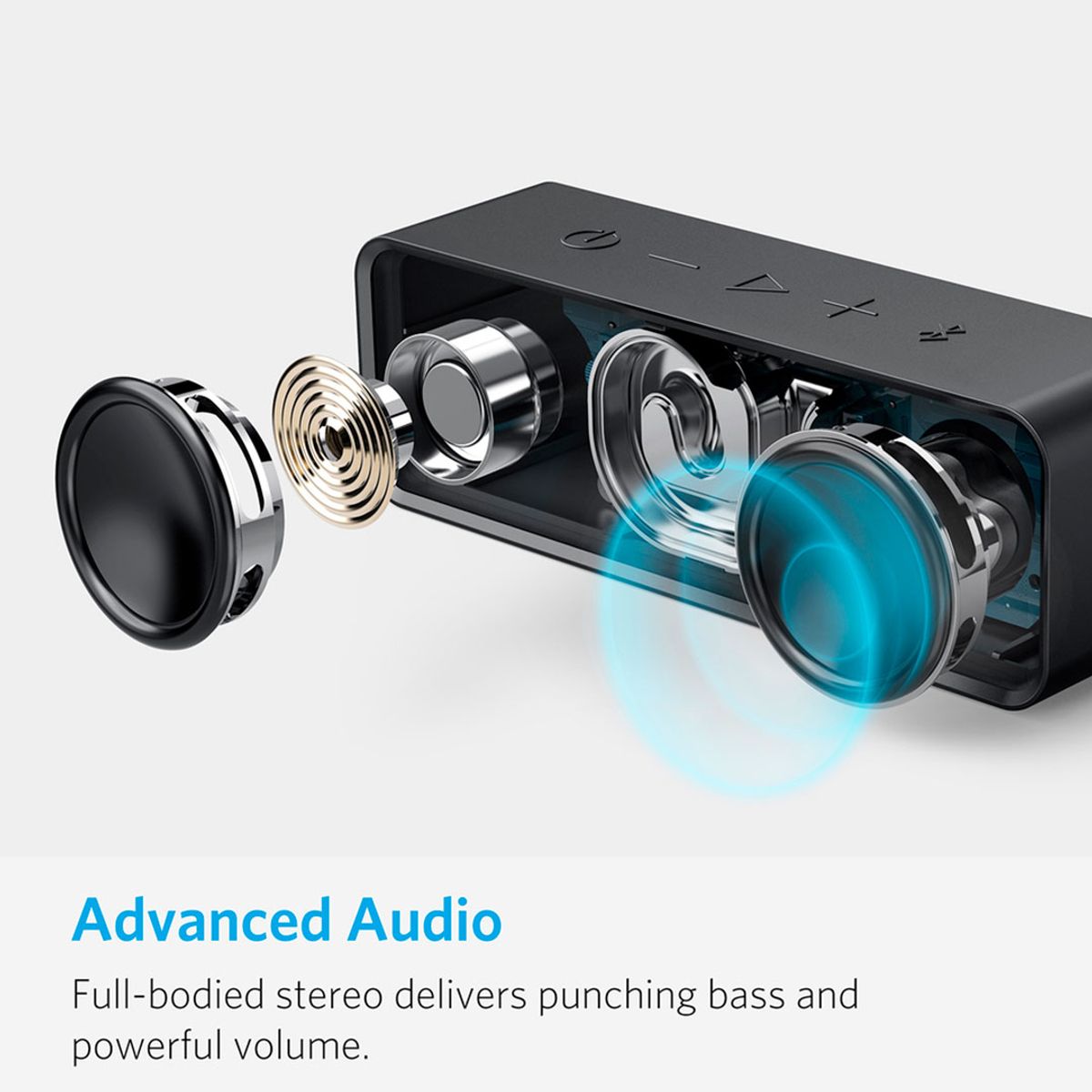 ANKER - Parlante Anker soundcore IPX5 impermeable NEGRO