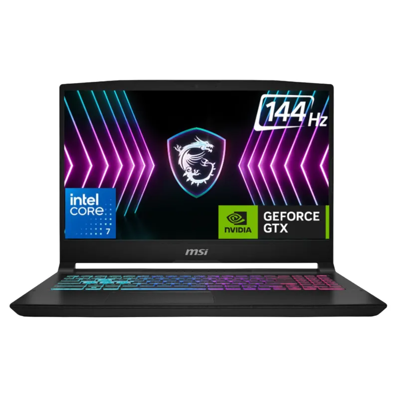 MSI - Portatil Msi Katana Intel I7 14650HX Ram 32GB Disco SSD 1TB RTX 5070 Pantalla 15,6" FHD 144HZ