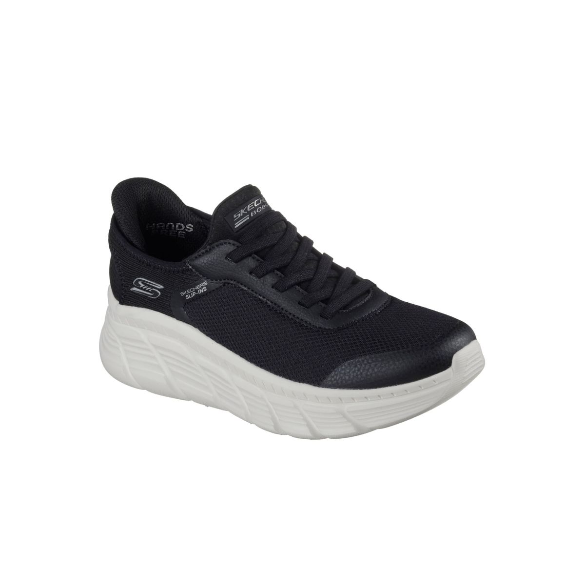 SKECHERS - Tenis Skechers Mujer Bobs B Flex Hi Slip-ins Negro
