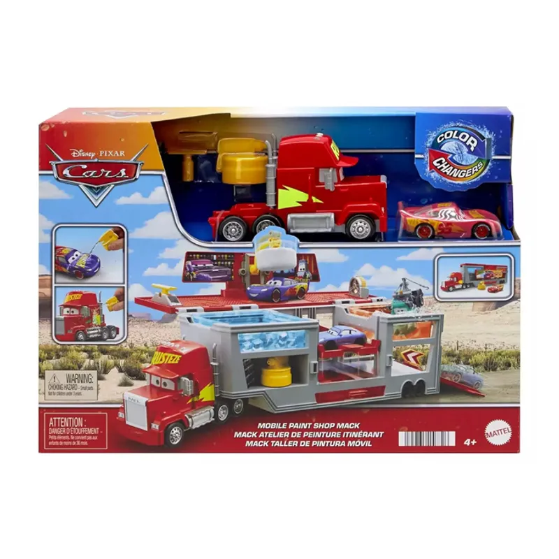 MATTEL - Disney Pixar Mack Taller De Pintura Movil