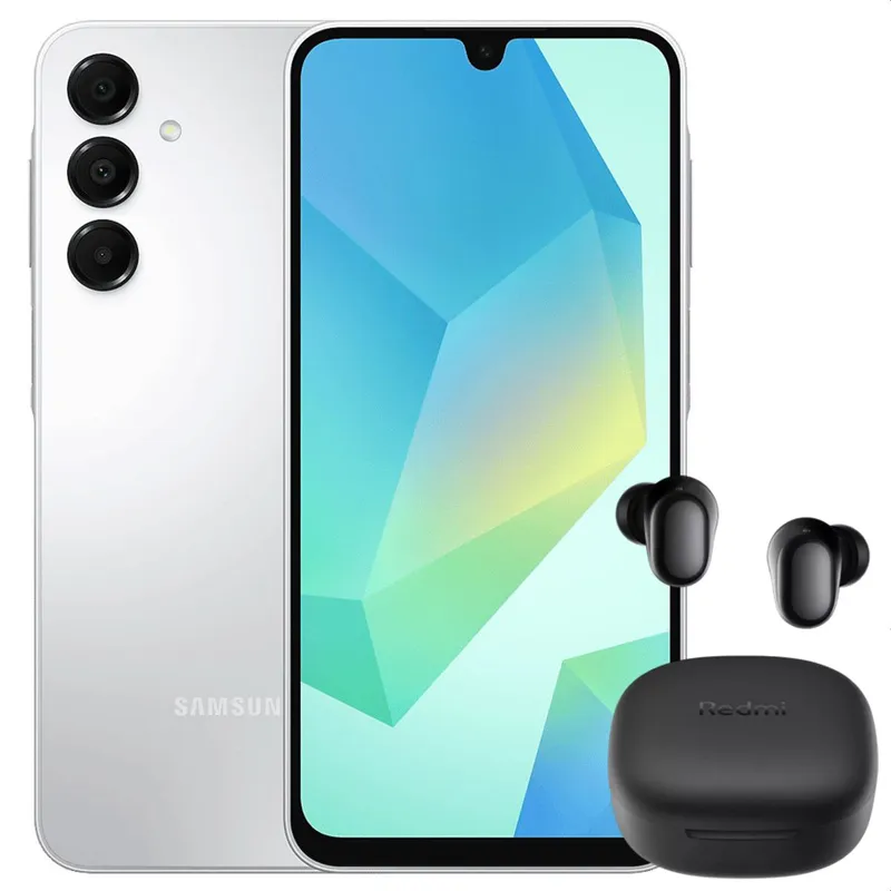 SAMSUNG - Celular Samsung Galaxy A16 4G 128GB /6GB Gris + Buds 6 Play Blk