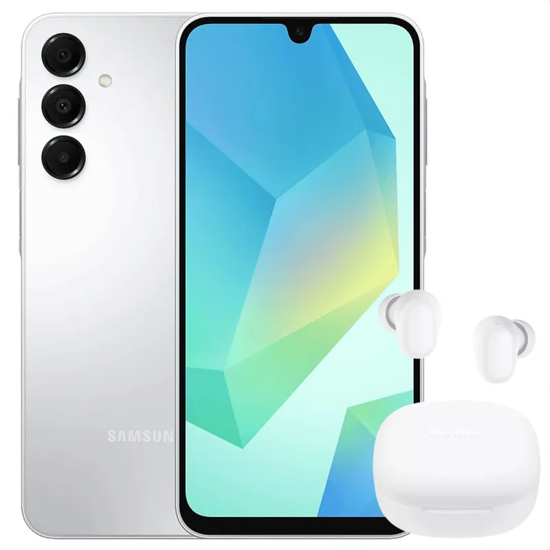 SAMSUNG - Celular Samsung Galaxy A16 4G 128GB /6GB Gris + Buds 6 Play Wht