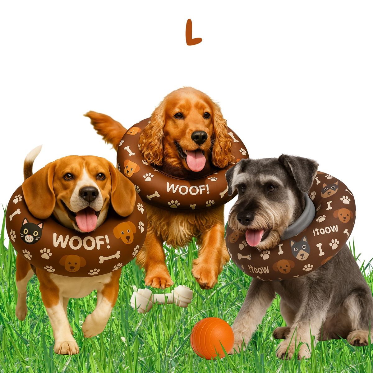 GENERICO - Collar Protector Post Cirugía para Mascotas Talla L