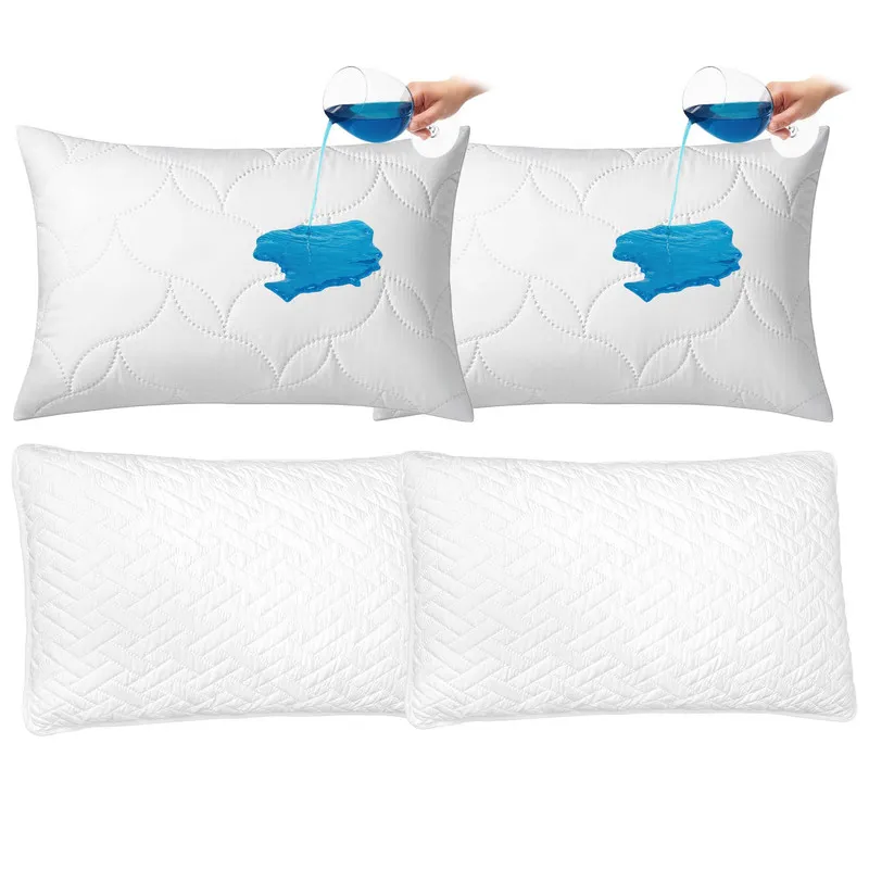 ENERGY PLUS - Combo 2 Almohadas Ultrasonido + 2 Protectores Impermeables