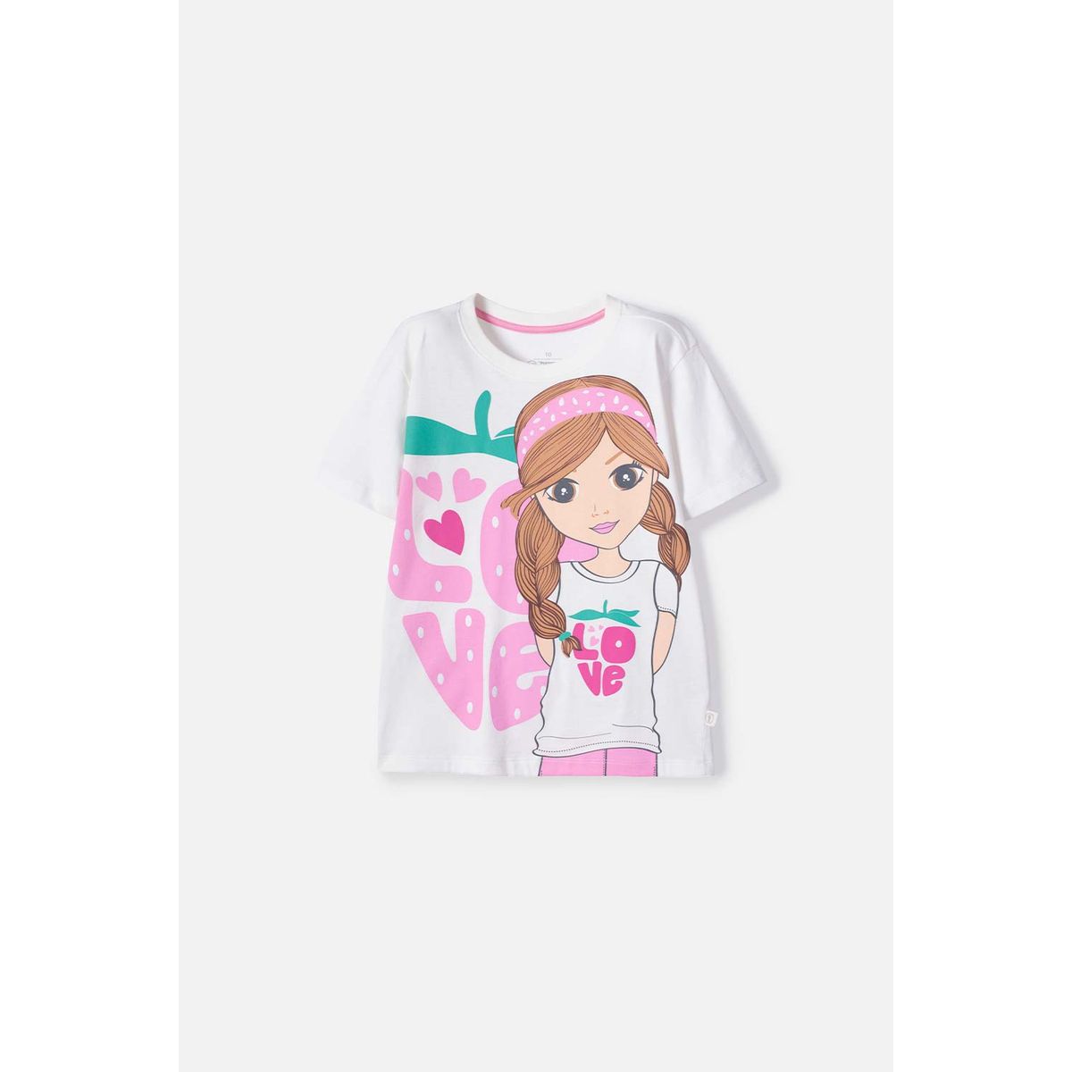 MIC - Camiseta de Mic manga corta multicolor para niña