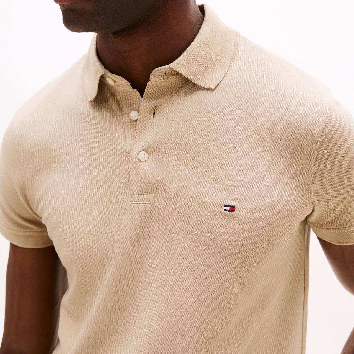 TOMMY HILFIGER - Polo beige slim 1985 Tommy Hilfiger