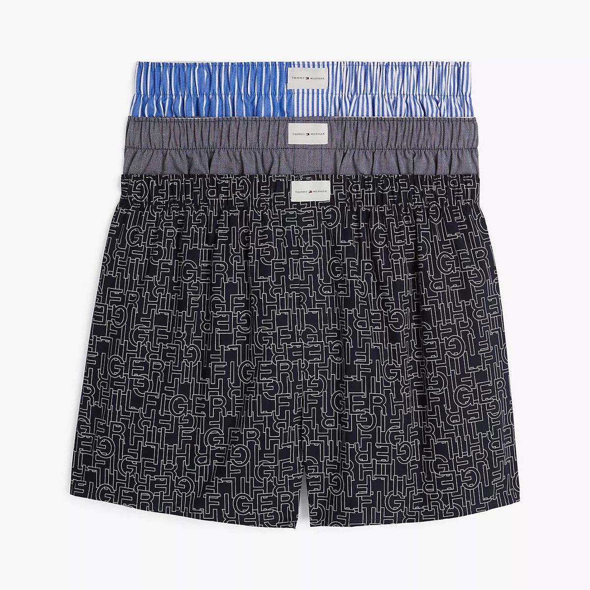 TOMMY HILFIGER - Pack gris de 3 bóxers Tommy Hilfiger