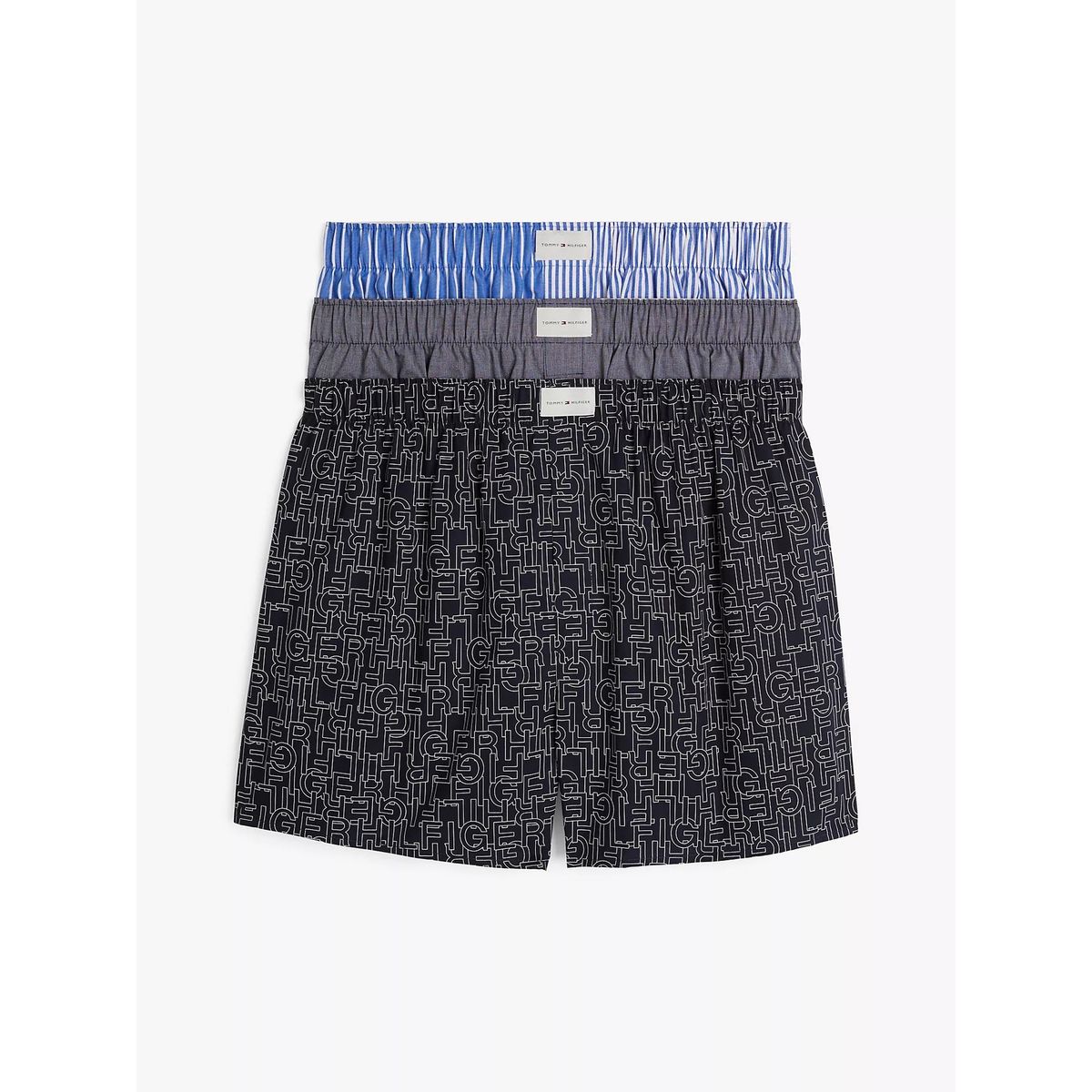 TOMMY HILFIGER - Pack gris de 3 bóxers Tommy Hilfiger