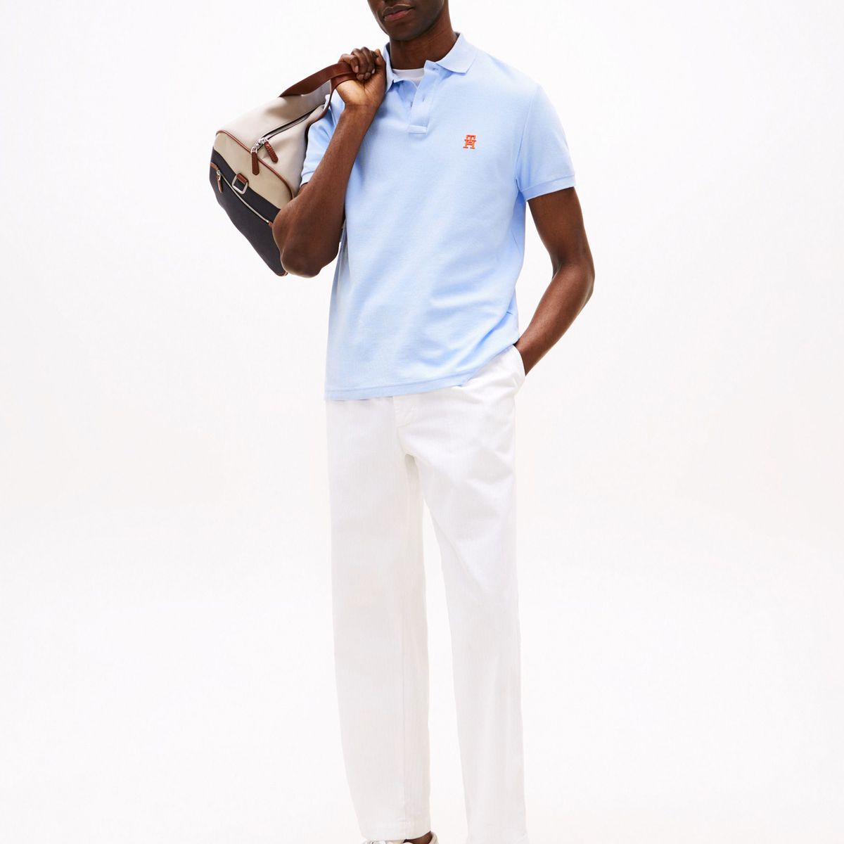 TOMMY HILFIGER - polo con logo de monograma TH Tommy Hilfiger