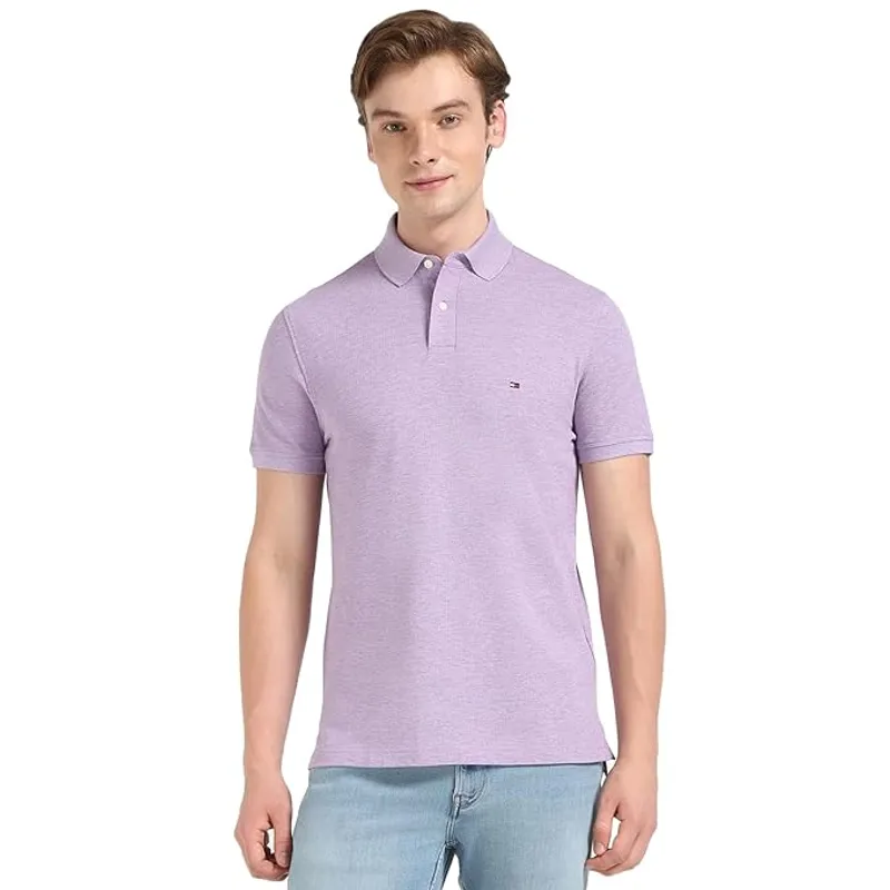 TOMMY HILFIGER - Polo rosa 1985 de corte regular Tommy Hilfiger
